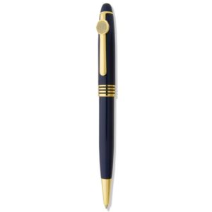 Navy Nichols College Bison Ballpoint Pen