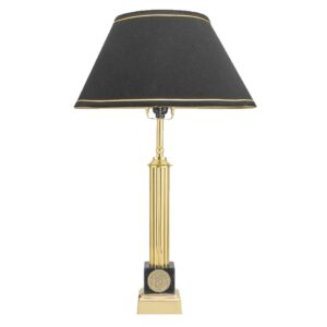 Gold Nichols College Bison Alumni Lamp