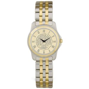 Women's Gold Campbellsville Tigers Two-Tone Medallion Wristwatch
