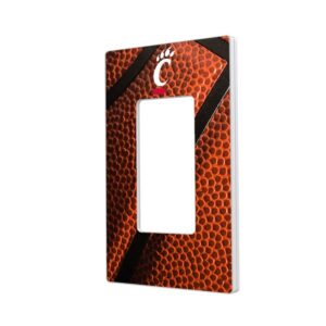 Cincinnati Bearcats Basketball Design Single Rocker Lightswitch Plate