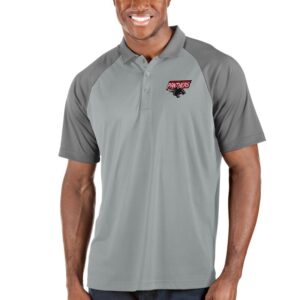 Men's Antigua Gray Clark Atlanta University Panthers Nova Polo