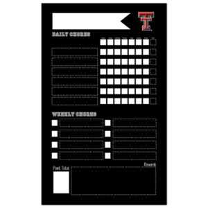 Texas Tech Red Raiders 11'' x 19'' Chore Chalkboard