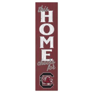 South Carolina Gamecocks 12'' x 48'' This Home Leaning Sign
