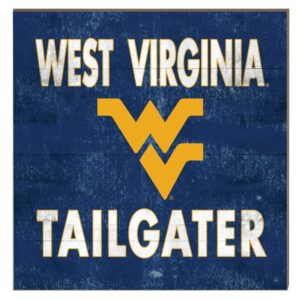 West Virginia Mountaineers 10'' x 10'' Tailgater Sign