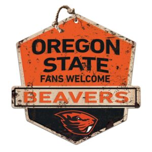 Oregon State Beavers Fans Welcome Sign