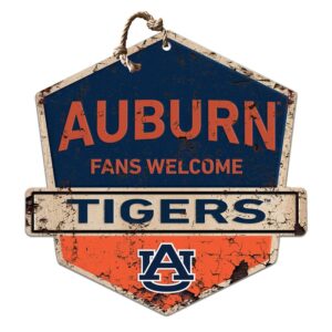 Auburn Tigers Fans Welcome Sign