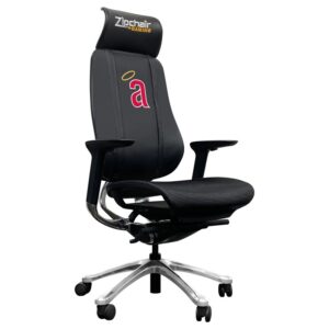 Black Los Angeles Angels Logo PhantomX Gaming Chair