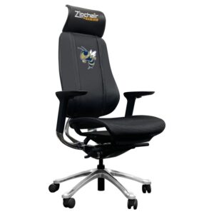 Black Georgia Tech Yellow Jackets Team Logo PhantomX Gaming Chair
