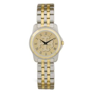 Women's Gold Saint Mary's Belles Two-Tone Medallion Wristwatch