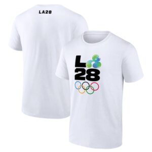 Men's White LA 2028 Summer Olympics Youthful Energy T-Shirt
