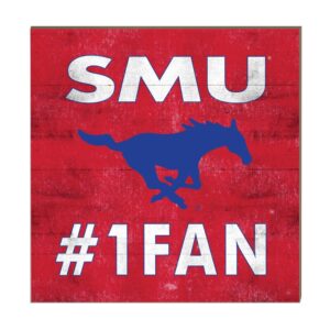 SMU Mustangs 10'' x 10'' #1 Fan Plaque