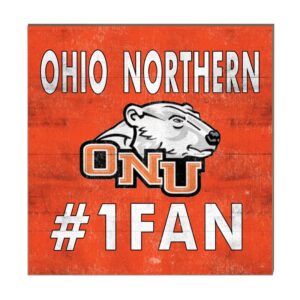 Ohio Northern Polar Bears 10'' x 10'' #1 Fan Plaque