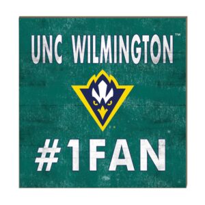 UNC Wilmington Seahawks 10'' x 10'' #1 Fan Plaque