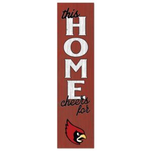 Catholic University Cardinals 12'' x 48'' This Home Leaning Sign