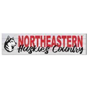 Northeastern Huskies 40'' x 10'' Logo Sign
