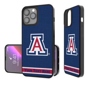 Arizona Wildcats Stripe iPhone Personalized Bump Case