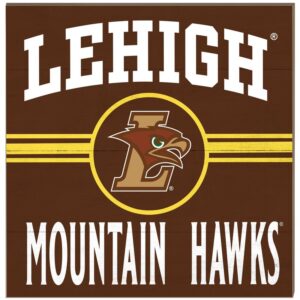 Lehigh Mountain Hawks 10'' x 10'' Retro Team Sign