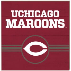 UChicago Maroons 10'' x 10'' Retro Team Sign