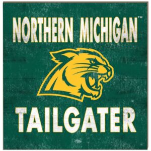Northern Michigan Wildcats 10'' x 10'' Tailgater Sign
