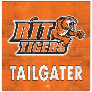 Rochester Institute of Technology Tigers 10'' x 10'' Tailgater Sign