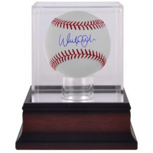 Walker Buehler Los Angeles Dodgers Autographed Baseball & Mahogany Baseball Display Case