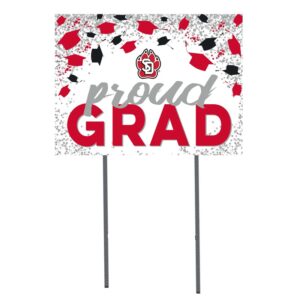 South Dakota Coyotes 18'' x 24'' Grad Yard Sign