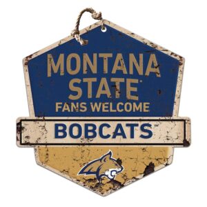 Montana State Bobcats Fans Welcome Sign