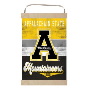 Appalachian State Mountaineers Retro Logo Banner Sign