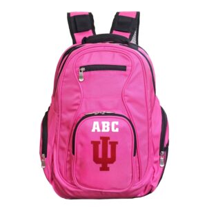 MOJO Pink Indiana Hoosiers Personalized Premium Laptop Backpack