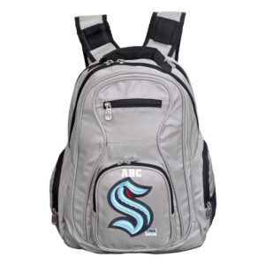 MOJO Gray Seattle Kraken Personalized Premium Laptop Backpack