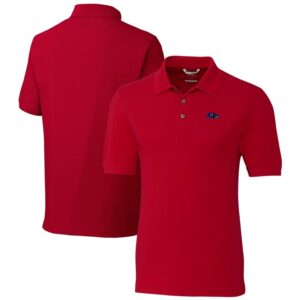 Men's Cutter & Buck Cardinal Baltimore Ravens Advantage Tri-Blend Pique Polo