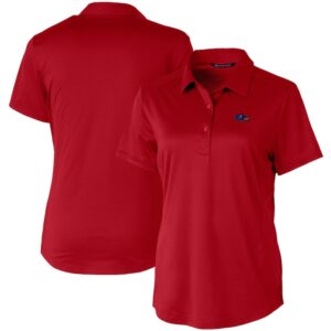 Women's Cutter & Buck Red Baltimore Ravens Americana Prospect Textured Stretch Polo