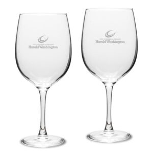 Harold Washington College Phoenix 19oz. 2-Piece Traditional Robusto Red Wine Table Glass Set