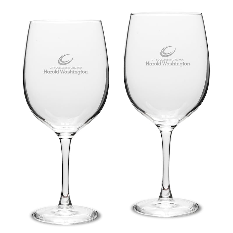 Harold Washington College Phoenix 19oz. 2-Piece Traditional Robusto Red Wine Table Glass Set