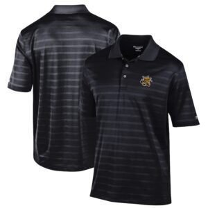 Men's Champion Black Wichita State Shockers Textured Solid Polo