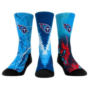 Youth Rock Em Socks Tennessee Titans 3-Pack Crew Socks Set