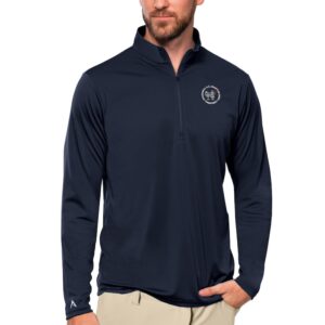 Men's 2022 US Adaptive Open Antigua Navy Tribute Quarter-Zip Pullover Top