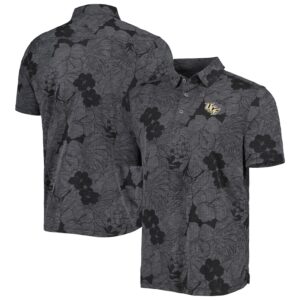 Men's Tommy Bahama Black UCF Knights Miramar Blooms Polo