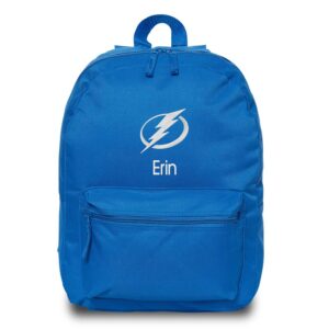 Blue Tampa Bay Lightning Personalized Backpack