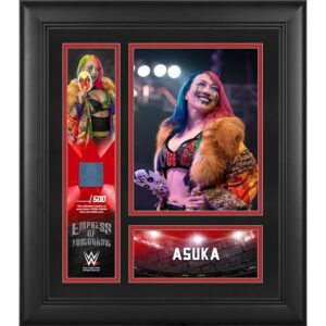 Asuka Framed 15" x 17" Collage with a Piece of Match-Used Canvas - Limited Edition of 500