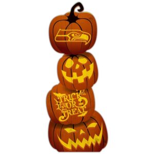 Seattle Seahawks 31'' Pumpkin Leaner