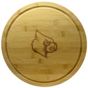 Louisville Cardinals 13'' Rotating Bamboo Server