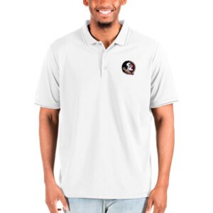 Men's Antigua White Florida State Seminoles Affluent Big & Tall Polo