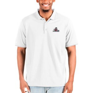 Men's Antigua White New Mexico State Aggies Affluent Big & Tall Polo