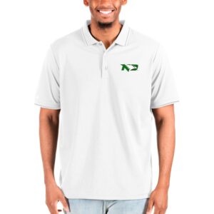 Men's Antigua White North Dakota Affluent Big & Tall Polo