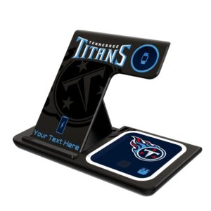 Tennessee Titans Personalized 3-in-1 Charging Station