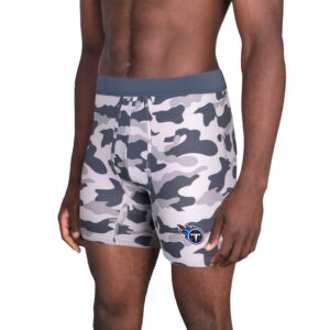 Men's Concepts Sport Charcoal Tennessee Titans Invincible Knit Boxer Brief