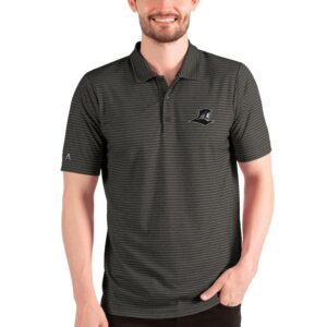 Men's Antigua Heathered Black/Silver Providence Friars Esteem Polo