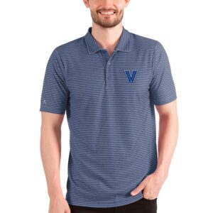Men's Antigua Heathered Royal/White Villanova Wildcats Esteem Polo