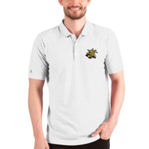 Men's Antigua White/Silver Wichita State Shockers Esteem Polo